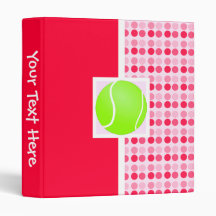 Cute Tennis Ball Binder