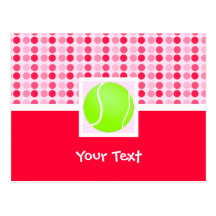 Cute Tennis Ball Postcard
