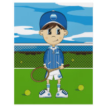 Cute Tennis Boy Flyer