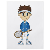 Cute Tennis Boy Flyer