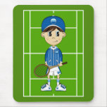 Cute Tennis Boy Mousepad