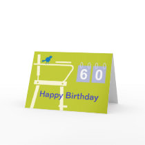 Cute tennis card for birthday cards