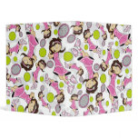 Cute Tennis Girl Binder