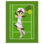 Cute Tennis Girl Flyer