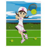 Cute Tennis Girl Flyer