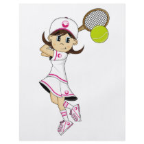Cute Tennis Girl Flyer