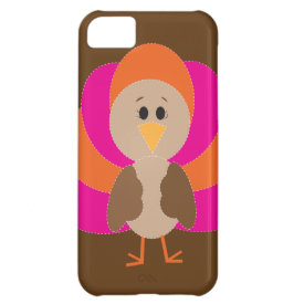 Cute Thanksgiving Turkey Fall Autumn Harvest Cover For iPhone 5C