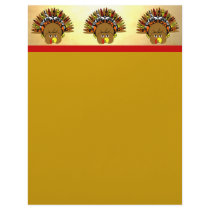 Cute Thanksgiving Turkey Letterhead