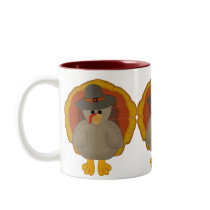 Cute Thanksgiving Turkey Mug