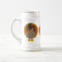 Cute Thanksgiving Turkey Stein mugs by HolidayFun Cute Thanksgiving Turkey Stein mugs