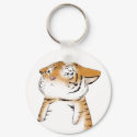 Cute Tiger Keychain by yumkeks Cute Tiger Keychain
