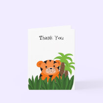 Cute Tiger Thank You cards