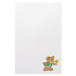 cute time for a party celebration teddy bear desig stationery design