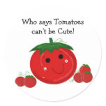 Cute Tomatoes stickers by seashell2 Cute Tomatoes stickers