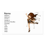 Cute Toon Autumn Fairy Business Cards