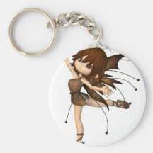 Cute Toon Autumn Fairy Key Chain