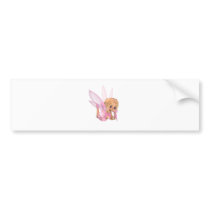 Cute Toon Ballerina Fairy in Pink - lounging