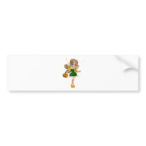 Cute Toon Easter Fairy - 1 Bumper Stickers