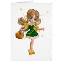 Cute Toon Easter Fairy - 1 cards