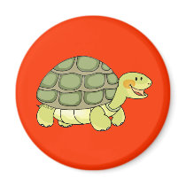 Cute tortoise refrigerator magnets