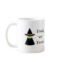 Cute Toy Witch Halloween Trick Or Treat Mug