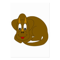 Cute Triceratops business cards