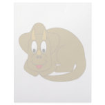 Cute Triceratops Letterhead Template