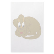 Cute Triceratops stationery
