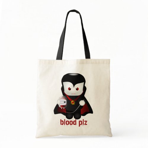 Cute Trick-or-Treating Vampire bag