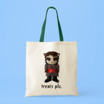 Cute Trick-Or-Treating Werewolf bags
