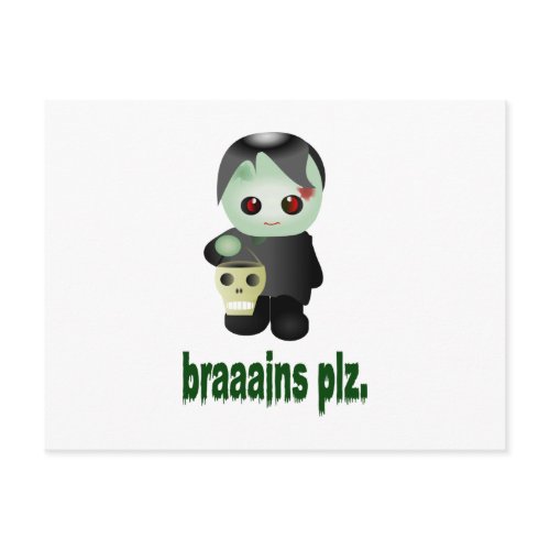 Cute Trick-or-Treating Zombie -