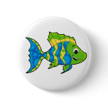 Cute Tropical Fish Button