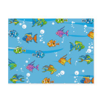 Cute Tropical Fish Postcard