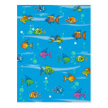 Cute Tropical Fish Postcard