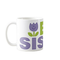 Cute Tulip Big Sister Mug mugs