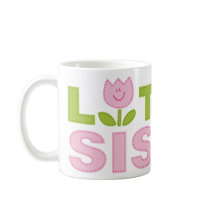 Cute Tulip Little Sister Mug mugs