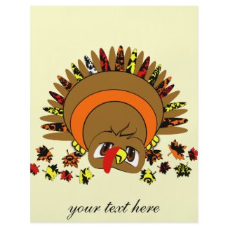 Cute Turkey flyer