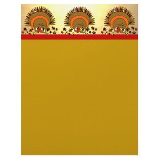 Cute Turkey letterhead