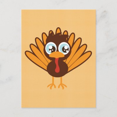 Cute Turkey Post Cards