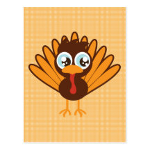 Cute Turkey Post Cards