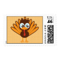 Cute Turkey postage by nyxxie Cute Turkey postage