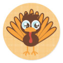 Cute Turkey stickers by nyxxie Cute Turkey stickers