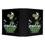cute turtle bathing in his shell tub scrub a dub binders