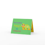 Cute Turtle Birthday Invitation Greeting Card