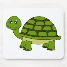 Cute Turtle Cartoon Mousepads