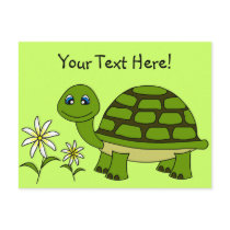 Cute Turtle Cartoon Post Card
