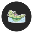 round_sticker - Check out this cute and funny animal design.  Great gift for animal and nature lovers! By Dooni Designs.  Email me at doonidesigns@aol.com for special requests.