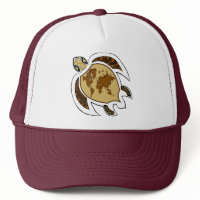 Cute Turtle For Earth Day On A Hat hat