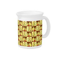 Cute Turtle Fruit Pattern Pitcher