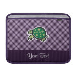 Cute Turtle; Purple MacBook Air Sleeve